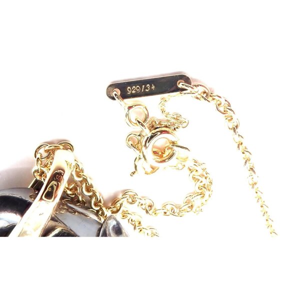 Authentic Panthere de Cartier Panther 18k Yellow Gold & Silverium Necklace Paper - Picture 10 of 15